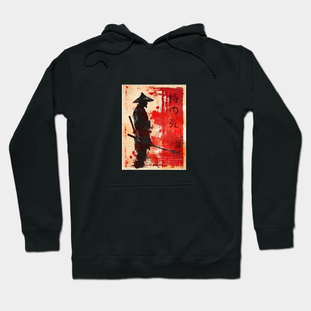 Vintage Japanese Death stalker samurai Hoodie by obstinator